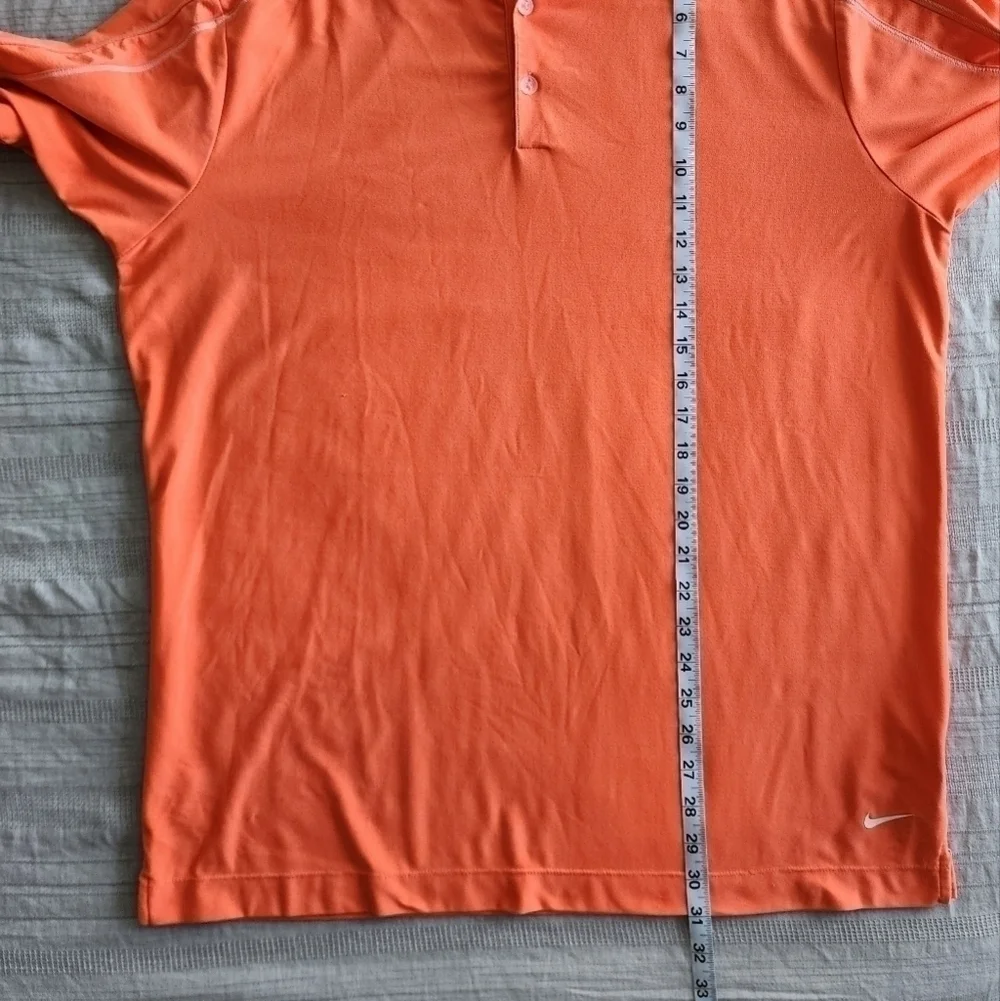 Nike Dri-Fit Golf Polo Orange Large